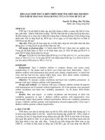 rối loạn nhịp tim và biến thiên nhịp tim trên holter điện tim ở bệnh nhân đái tháo đường typ 2 có tăng huyết áp 