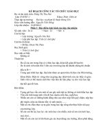 Mẫu KẾ HOẠCH CÔNG TÁC TỔ CHỨC GIÁO DỤC