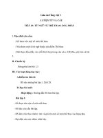 Giáo án tiếng việt 3 tuần 29 bài luyện từ và câu   mở rộng vốn từ thể thao  dấu phẩy 