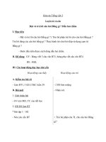 Giáo án tiếng việt 3 tuần 30 bài luyện từ và câu   đặt và trả lời câu hỏi bằng gì dấu hai chấm 