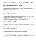 Bài 3, 4, 5 trang 30 SGK Sinh 12