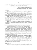 nghiên cứu sự biến đổi nồng độ ck ck mb và troponin t trong máu ở trẻ giai đoạn sơ sinh sớm có ngạt 