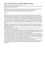 Câu 1, câu 2, câu 3, câu 4 trang 59 sinh học lớp 10