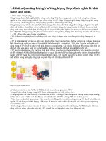 Năng lượng và các dạng năng lượng trong tế bào