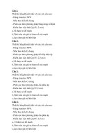 Bài tập Kỹ thuật số