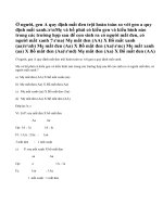 Bài 4, trang 23, SGK Sinh học lớp 9