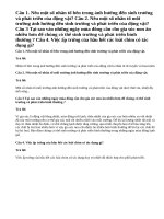 Bài 1,2,3,4 Sinh 11 trang 157