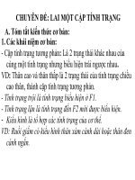 CHUYÊN đề bồi DƯỠNG SINH học lớp 9 LAI một cặp TÍNH TRẠNG