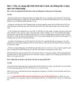 Bài 1, 2 trang 30 SGK Sinh 12