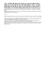 Câu 1, câu 2 trang 96 sgk sinh lớp 8