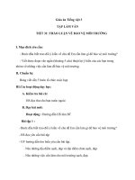 Giáo án tiếng việt 3 tuần 31 bài tập làm văn   thảo luận về bảo vệ môi trường 