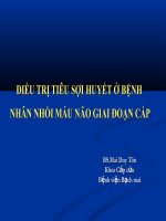 Điều Trị Tiêu Sợi Huyết Bệnh Nhân Nhồi Máu Não