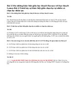 Bài 3, 4, 5 trang 112 SGK Sinh 12