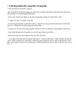 Quan sát hình 23.1, hãy xác định giới hạn lãnh thổ và nêu ý nghĩa vị trí địa lí của vùng (sgk trang 81).