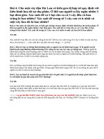 Bài 4, 5, 6 trang 102 SGK Sinh 12