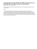 Câu 1(mục 2 - bài học 1 - trang 4) sgk địa lí 7