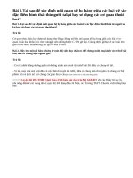 Bài 1, 2 trang 107 SGK Sinh 12