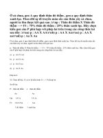 Bài 2, trang 22, SGK Sinh học 9