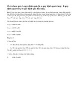 Bài 5, trang 23 SGK Sinh học lớp 9