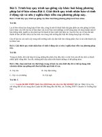 Bài 3, 4, 5 trang 82 SGK Sinh 12