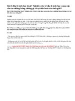 Bài 3, 4 trang 107 SGK Sinh 12