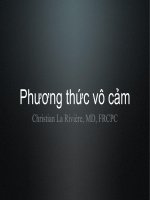 Bài Giảng Phương Thức Vô Cảm