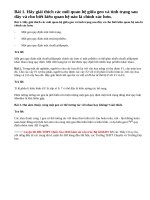 Bài 1, 2, 3 trang 45 SGK Sinh 12