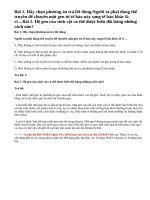 Bài 1, 2 trang 86 SGK Sinh 12