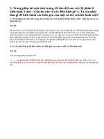 Bài 3, 4 trang 37 SGK Sinh 12