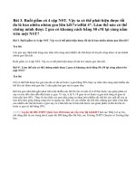 Bài 3, 4 trang 49 SGK Sinh 12