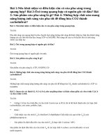 Bài 1,2,3,4,5,6,7 trang 43 SGK Sinh 11