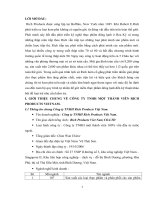 Báo cáo thực tập tại CTTNHH 1 thành viên