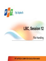 Session 12 Introduction to Programming