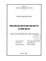 Tổng quan hóa sinh về bệnh tăng huyết áp và thuốc điều trị