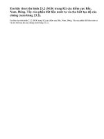 Câu 1 (Mục 1 - Bài học 23 - Trang 81) SGK Địa lí 8