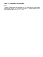 Đo và tính chiều dài cùa đường Phan Bội Châu (đoạn từ đường Trần Quý Cáp đến đường Lý Tự Trọng).