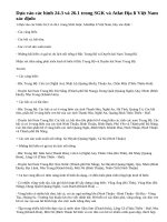 Câu 1 trang 100 sgk địa lí 9