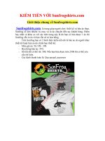 Kiếm tiền online với việc bán áo thun trên sunfrogshirts.com