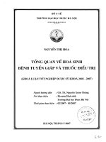 Tổng quan về hóa sinh bệnh tuyến giáp và thuốc điều trị