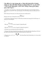 Lý Thuyết Phép Quay