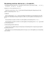 Lý thuyết bất phương trình bậc nhất hai ẩn