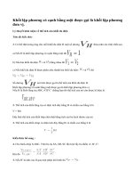 Lý thuyết khái niệm về thể tích của khối đa diện