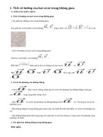 Lý thuyết hai đường thẳng vuông góc - Hình học 11