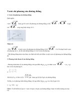 Lý thuyết phương trình đường thẳng