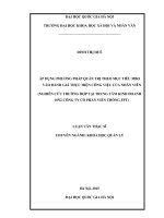 Áp dụng phương pháp quản trị theo mục tiêu MB0 vào đánh giá thực hiện công việc của nhân viên ( nghiên cứu trường hợp tại trung tâm kinh doanh HN2 công ty cổ phần viễn thông FPT) 
