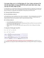 Các bước khảo sát và vẽ đồ thị hàm số