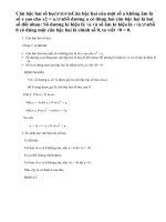 Lý thuyết về căn bậc hai