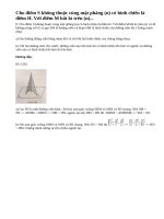 Bài 8 trang 105 sgk hình học 11