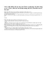 Câu 1, câu 2, câu 3 trang 39 sgk sinh học lớp 8