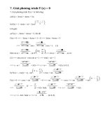 Bài 7 trang 169 sách giáo khoa Đại số và Giải tích 11